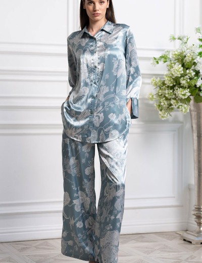 Комплект из шёлка Mia-Amore NINELLE 4257 мятный, Цвет: мятный, Размеры: S, изображение 2