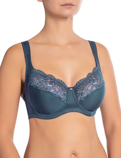 Бюстгальтер с боковой поддержкой Nikol Djumon 132 15B голубой топаз, Цвет: голубой топаз, Размеры: 105D, изображение 2 Бюстгальтер с боковой поддержкой Nikol Djumon 132 15B голубой топаз, Цвет: голубой топаз, Размеры: 105D, изображение 2