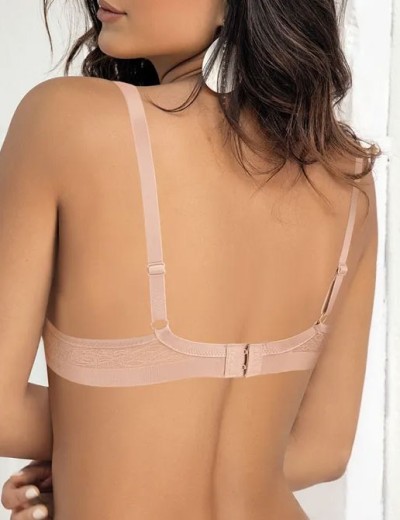 Гладкий бюстгальтер Sielei FLOWER 2508 phard, Цвет: phard (бежевый), Размеры: 80B, изображение 2