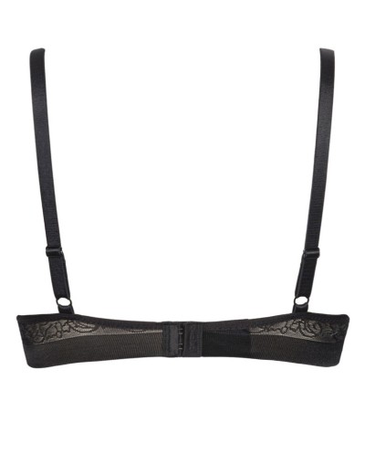 Гладкий бюстгальтер Sielei FLOWER 2508 nero, Цвет: nero (черный), Размеры: 80B, изображение 5