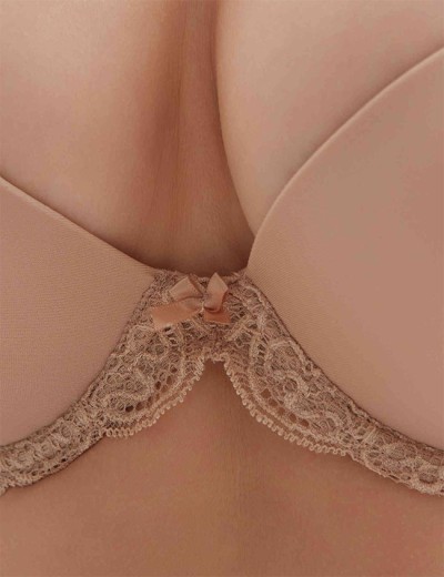 Бюстгальтер пуш-ап с гелем VOVA SNEJANNA V54037 кофе латте, Цвет: кофе латте, Размеры: 85A, изображение 4