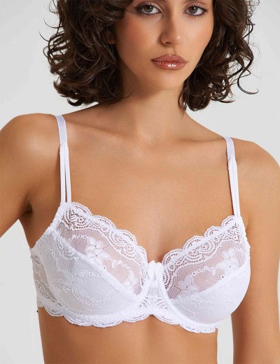 Бюстгальтер мягкий VOVA SNEJANNA V69606 белый, Цвет: белый, Размеры: 70D, изображение 3