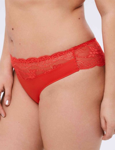 Трусы бразилиана VOVA SNEJANNA V54054 россо, Цвет: россо, Размеры: XS, изображение 3