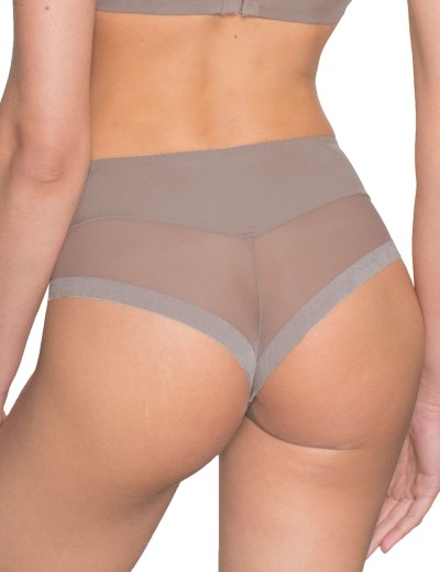 Высокие трусы бразилиана Amelie MILLA 2016-3 капучино new, Цвет: капучино, Размеры: XS, изображение 3