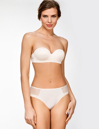 Трусы бразилиана Amelie MILLA 2017-3 молоко new, Цвет: молоко, Размеры: S, изображение 4