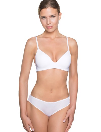 Гладкий бюстгальтер без косточек Amelie MILLA 2018 белый new, Цвет: белый, Размеры: 80C, изображение 6