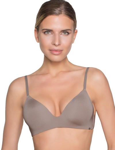 Гладкий бюстгальтер без косточек Amelie MILLA 2018 капучино new, Цвет: капучино, Размеры: 65D, изображение 4