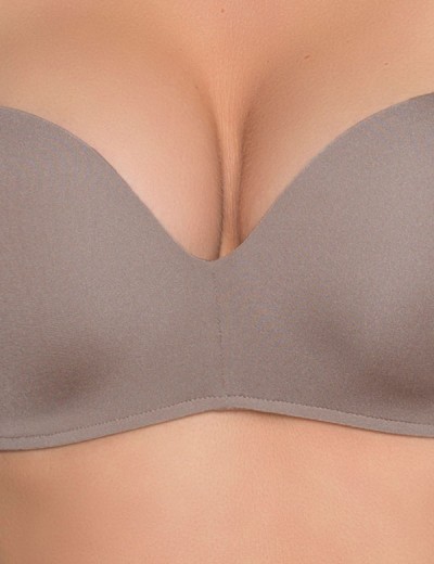 Бескостный бюстгальтер планж пуш-ап Amelie MILLA 2020 капучино new, Цвет: капучино, Размеры: 65A, изображение 5