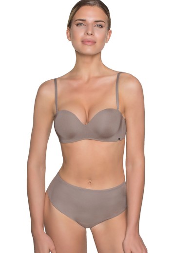 Высокие трусы бразилиана Amelie MILLA 2016-3 капучино new, Цвет: капучино, Размеры: XS, изображение 4