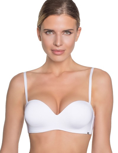 Бескостный бюстгальтер планж пуш-ап Amelie MILLA 2020 белый new, Цвет: белый, Размеры: 65A, изображение 4