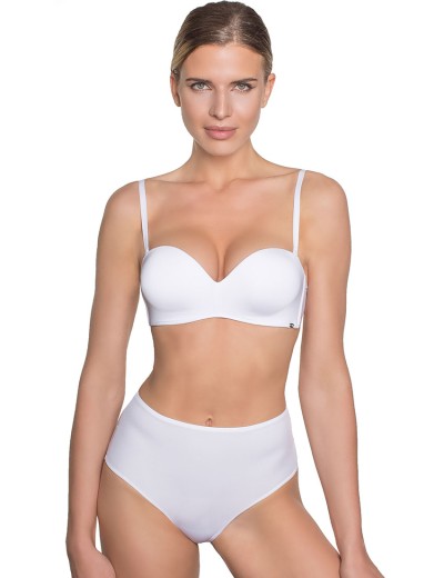 Высокие трусы бразилиана Amelie MILLA 2016-3 белый new, Цвет: белый, Размеры: XS, изображение 4