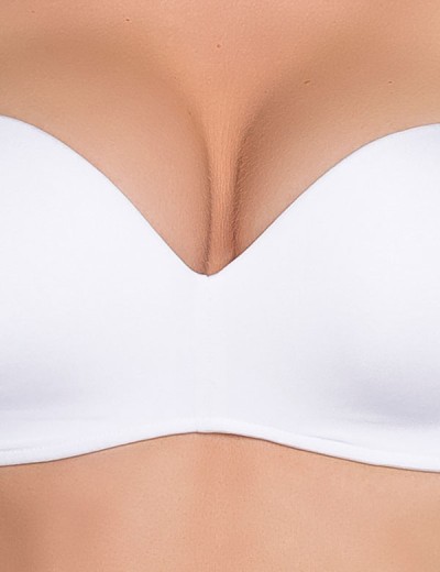 Бескостный бюстгальтер планж пуш-ап Amelie MILLA 2020 белый new, Цвет: белый, Размеры: 65A, изображение 6