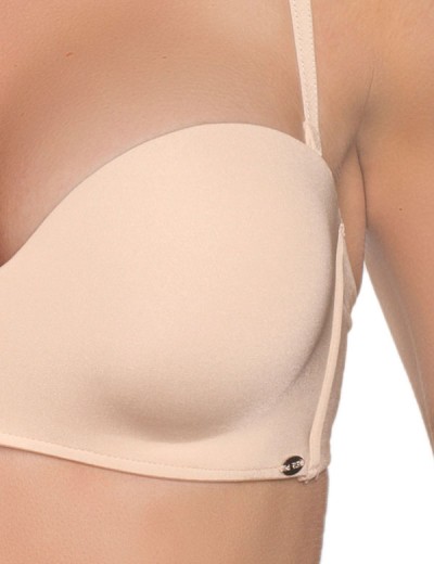 Бескостный бюстгальтер планж пуш-ап Amelie MILLA 2020 пудра new, Цвет: пудра, Размеры: 75D, изображение 5