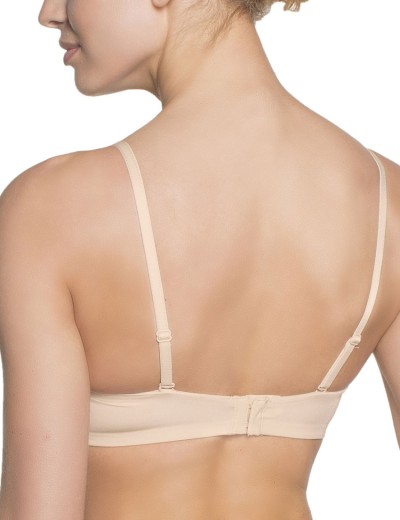 Бескостный бюстгальтер планж пуш-ап Amelie MILLA 2020 пудра new, Цвет: пудра, Размеры: 75D, изображение 3