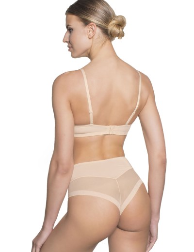 Высокие трусы бразилиана Amelie MILLA 2016-3 пудра new, Цвет: пудра, Размеры: XS, изображение 5