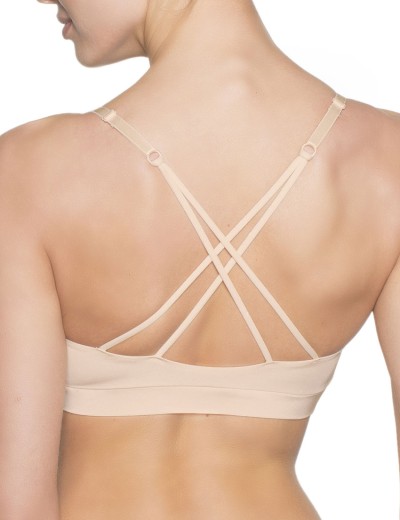 Топ-бралетт с вкладышами Amelie MILLA 2021 пудра new, Цвет: пудра, Размеры: XXS, изображение 3