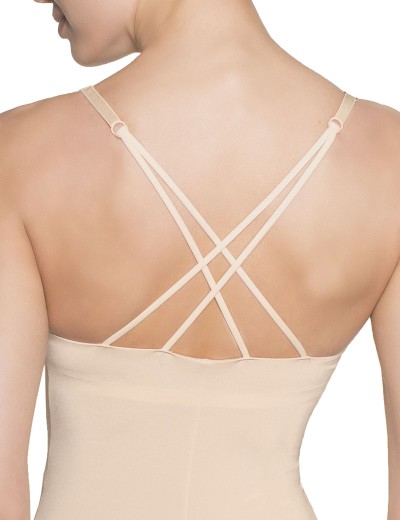 Боди со скрытым топом Amelie MILLA 2023 пудра new, Цвет: пудра, Размеры: S, изображение 5