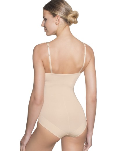 Боди с формованными чашками Amelie MILLA 2024 пудра new, Цвет: пудра, Размеры: S, изображение 3