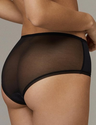 Трусы слипы с сеткой Aruelle HEIDI BLACK, Цвет: черный, Размеры: XS, изображение 2 Трусы слипы с сеткой Aruelle HEIDI BLACK, Цвет: черный, Размеры: XS, изображение 2