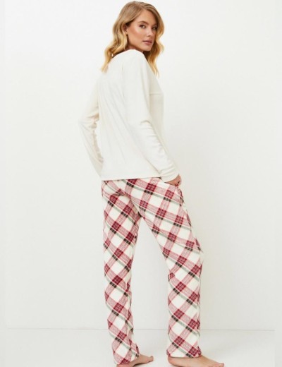 Домашний комплект Aruelle JOLLY SET SOFT, Цвет: молочный/красный, Размеры: 2XL, изображение 3