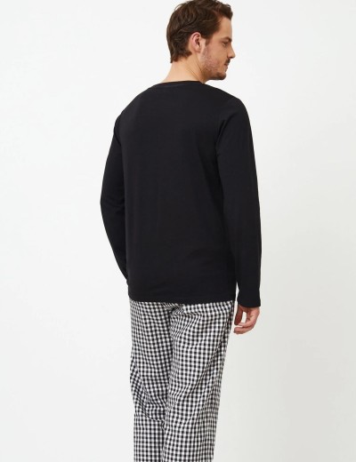 Мужская пижама Aruelle PHILIP, Цвет: черный/белый, Размеры: L, изображение 3