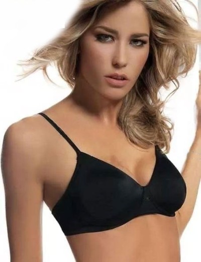 Хлопковый бюстгальтер без косточек Infiore SMART FUNKY 853 nero, Цвет: nero (черный), Размеры: 85B, изображение 2