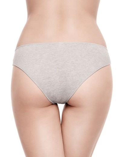 Трусы слипы хлопковые Infiore SMART 871 POP SLIP grigio melange, Цвет: grigio mel (серый), Размеры: M, изображение 2