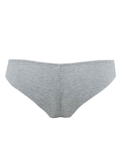 Трусы бразилиана хлопковые Infiore SMART 872 MERENGUE CLEAN CUT grigio melange, Цвет: grigio mel (серый), Размеры: S, изображение 3