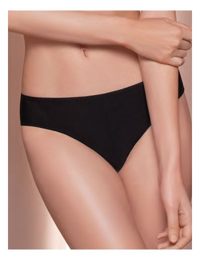 Трусы бразилиана со вставкой Leilieve ELEGANCE 6054 nero, Цвет: nero (черный), Размеры: 2XL, изображение 2