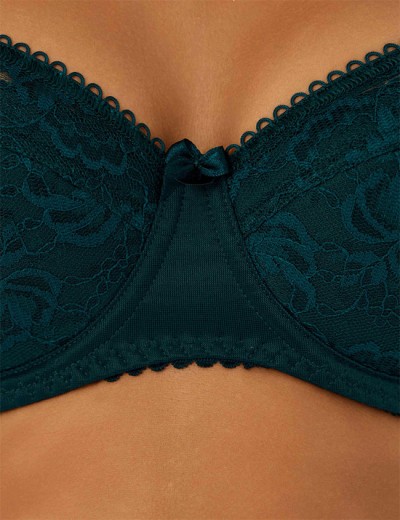 Бюстгальтер с плотной чашкой Misstyle 2508 изумруд, Цвет: изумруд, Размеры: 95D, изображение 5