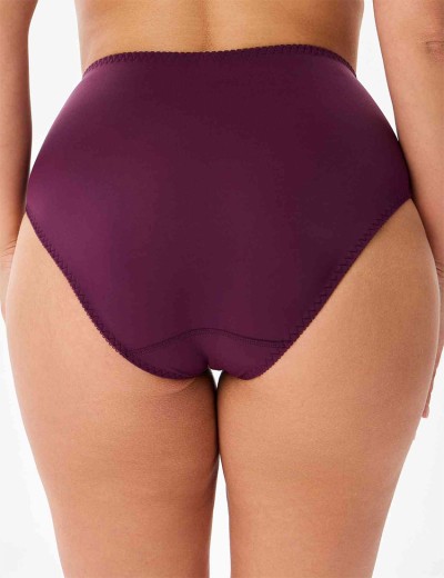 Трусы слипы миди Misstyle 5003 темный виноград, Цвет: темный виноград, Размеры: L, изображение 2