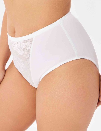 Трусы слипы миди Misstyle 5003 белый, Цвет: белый, Размеры: XL, изображение 3