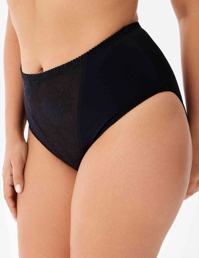 Трусы слипы миди Misstyle 5003 черный, Цвет: черный, Размеры: L, изображение 3