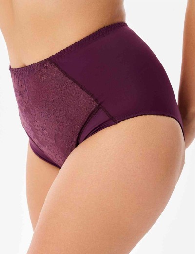 Трусы слипы комфорт Misstyle 5004 темный виноград, Цвет: темный виноград, Размеры: 7XL, изображение 2