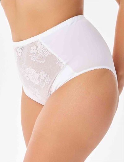 Трусы слипы комфорт Misstyle 5004 белый, Цвет: белый, Размеры: 7XL, изображение 3