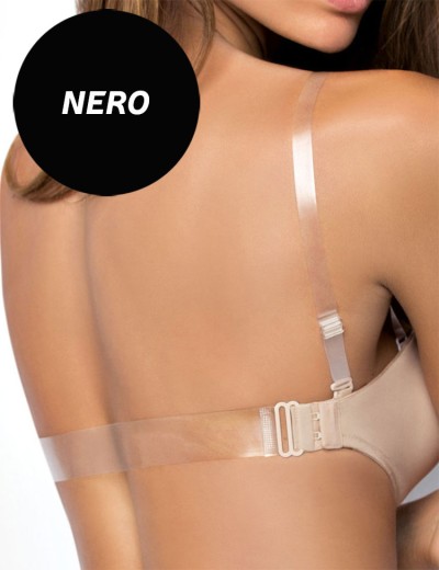 Бюстгальтер бандо пуш-ап с силиконовой спинкой Sielei FANTASTIC 1570 nero, Цвет: nero (черный), Размеры: 70B, изображение 2