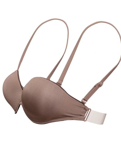 Бюстгальтер бандо пуш-ап с силиконовой спинкой Sielei FANTASTIC 1570 stone, Цвет: stone (кофе), Размеры: 85B, изображение 2
