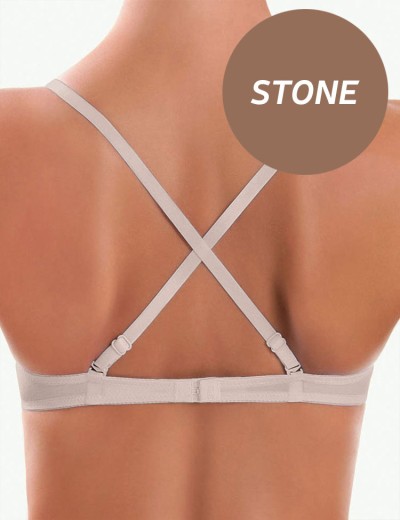 Бюстгальтер-трансформер с пуш-ап Sielei FANTASTIC 1590 stone, Цвет: stone (кофе), Размеры: 70B, изображение 4