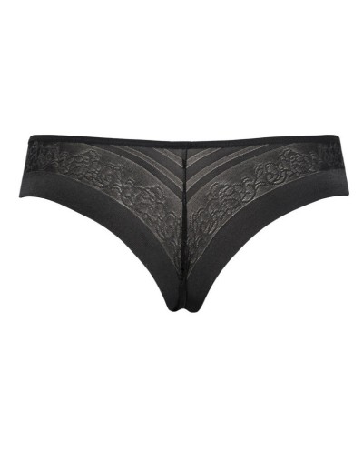 Трусы бразилиана Sielei FLOWER 2507 nero, Цвет: nero (черный), Размеры: L, изображение 8