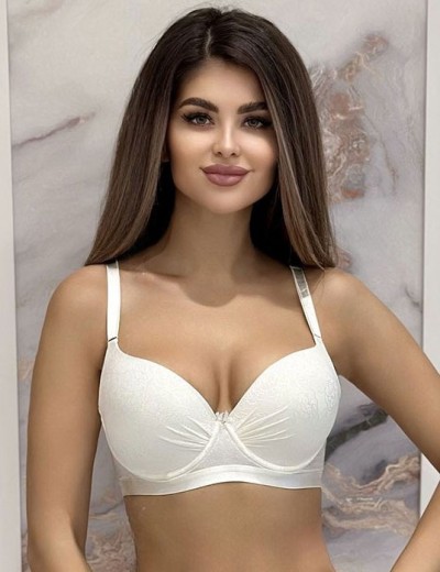 Бюстгальтер пуш-ап гель Albina L TRIUMPH 1773 молоко, Цвет: молоко, Размеры: 70C, изображение 3