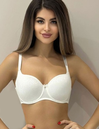 Бюстгальтер спейсер Albina L TRIUMPH 1776 молоко, Цвет: молоко, Размеры: 90E, изображение 2