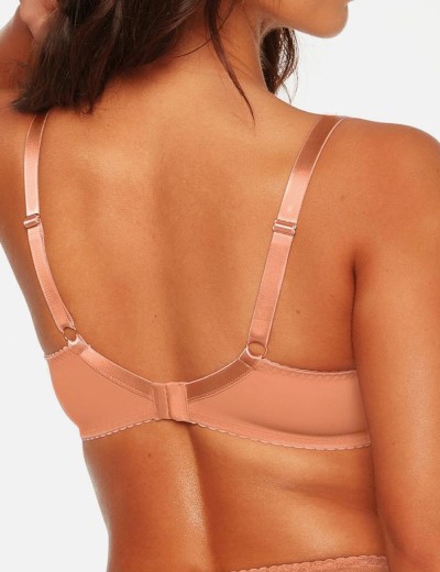 Мягкий кружевной бюстгальтер Bella Misteria APRICOT ILUSION soft, Цвет: персиковый, Размеры: 75D, изображение 2