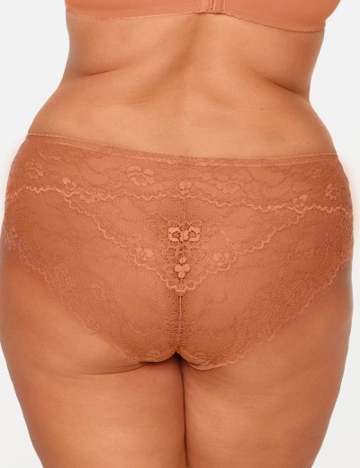 Кружевные трусы слипы Bella Misteria APRICOT ILUSION briefs, Цвет: персиковый, Размеры: 4XL, изображение 2