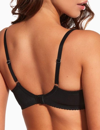 Полупрозрачный бюстгальтер Bella Misteria BLACK PANTHER soft cup, Цвет: черный, Размеры: 70D, изображение 4