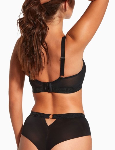 Бюстгальтер без косточек Bella Misteria MOONLIGHT CHARM half padded without wires, Цвет: черный, Размеры: 75E, изображение 7