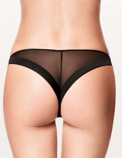 Низкие трусы бразилиана Lormar Brasiliana EXTRA COTTON nero, Цвет: nero (черный), Размеры: S, изображение 2