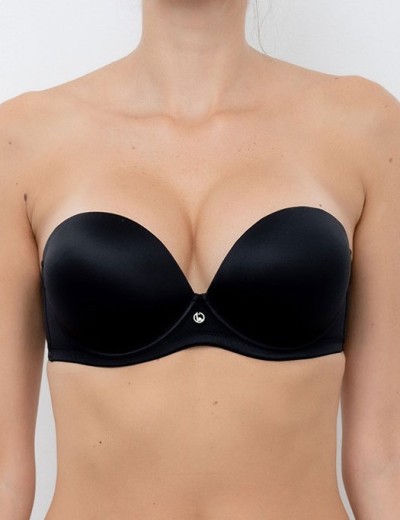 Бюстгальтер фашия супер пуш-ап Lormar DOUBLE EXTRA nero, Цвет: nero (черный), Размеры: 75B, изображение 3 Бюстгальтер фашия супер пуш-ап Lormar DOUBLE EXTRA nero, Цвет: nero (черный), Размеры: 75B, изображение 3