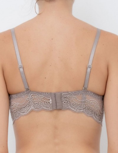 Бюстгальтер фашия с двойным пуш-ап Lormar EXTRA PIZZO corteccia, Цвет: corteccia (кофе), Размеры: 65B, изображение 2