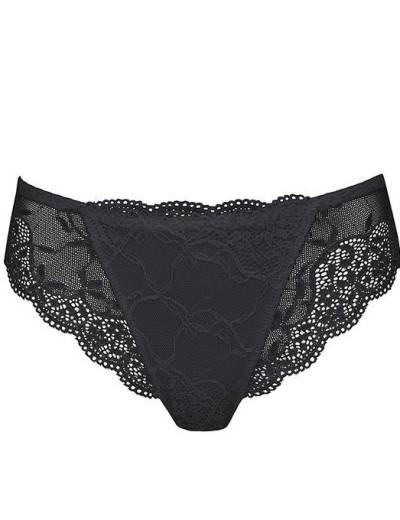 Трусы слипы кружевные Lormar FIRST slip nero, Цвет: nero (черный), Размеры: XL, изображение 3