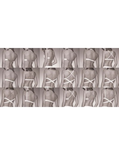 Бюстгальтер трансформер пуш-ап Lormar JOKER bianco, Цвет: bianco (белый), Размеры: 65B, изображение 2